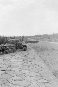 Historical view of the Gooseberry Overlook and Highway 61