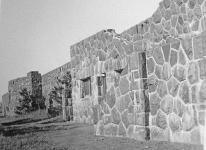Historic Gooseberry Falls Overlook Wall from below