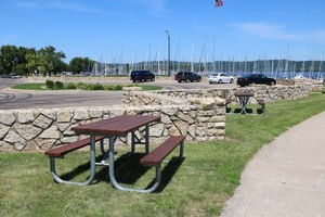 Lake City Concourse picnic tables