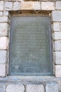 Ottertail Historical Marker plaque