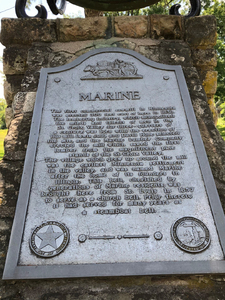 Marine on St. Croix bell plaque detail